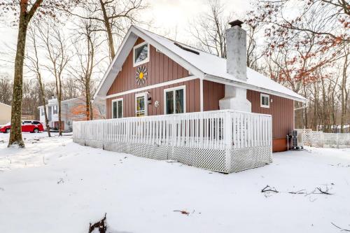 8 Mi to Big Boulder Mountain Cabin with Decks! v zimě