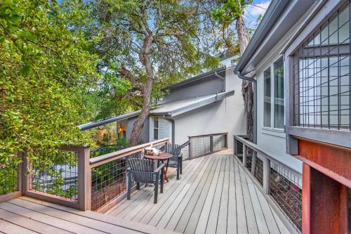 Balkón nebo terasa v ubytování Uplift House