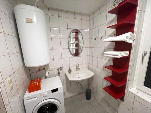 Koupelna v ubytování Apartment Weinstraße