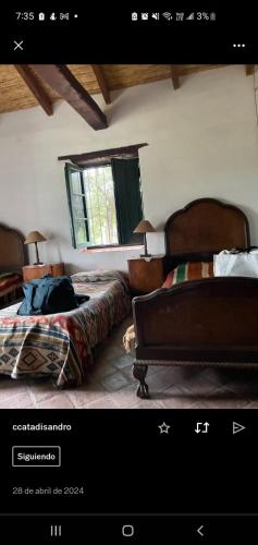 Χώρος καθιστικού στο Casa campo San Ignacio