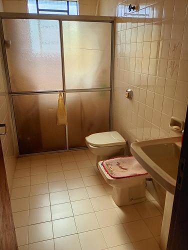 Et badeværelse på Pousada Maria