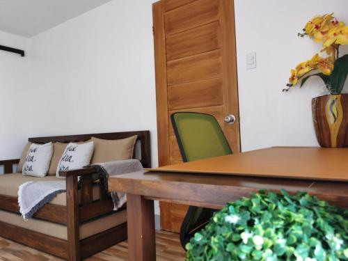 Zona de estar de Samong Transient House