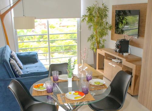 Posezení v ubytování Agradable depto en Asunción