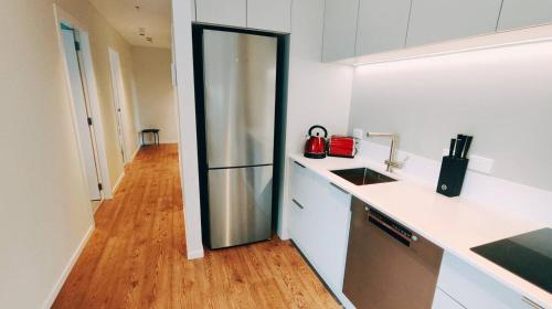 Η κουζίνα ή μικρή κουζίνα στο Apt 4 hospital road Wellington