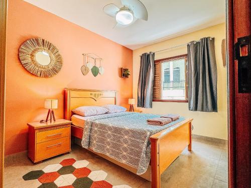 Cama o camas de una habitación en Edifício Barão Filippi