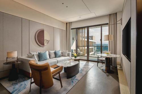 Un lugar para sentarse en Hyatt Regency Huangshan Hengjiangwan