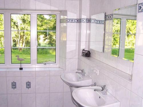 Et badeværelse på Frisian house Wallsbuell