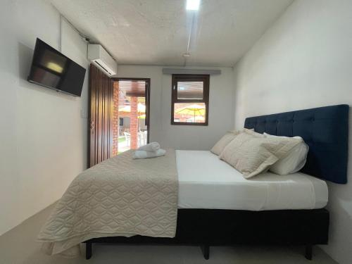Katil atau katil-katil dalam bilik di Mare Blu - Pousada Hostel