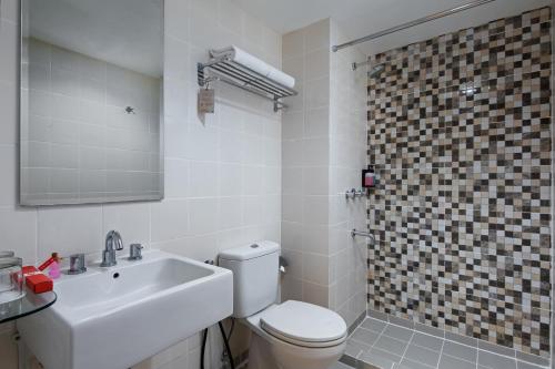 Koupelna v ubytování Amaris Hotel Pancoran