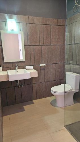 Ένα μπάνιο στο Villa Niceline