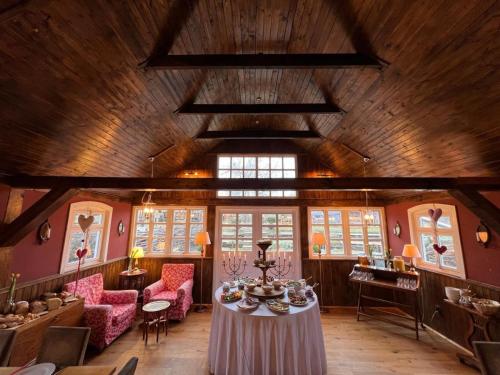 Area soggiorno di Valea Verde Retreat Transilvania