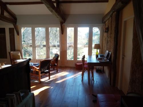 Χώρος καθιστικού στο Ricouch, chambre d'hôtes et permaculture