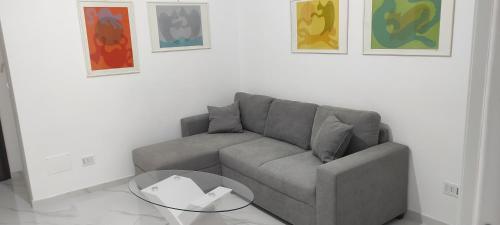 Χώρος καθιστικού στο Willy's House Barletta