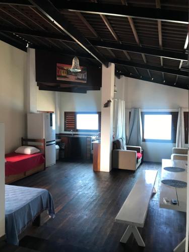 Postel nebo postele na pokoji v ubytování Casa da Praia Sagi