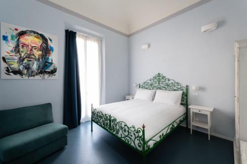 Postel nebo postele na pokoji v ubytování Ammodino my Tuscany home