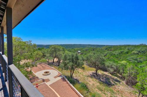 a view from the balcony of a house at Southwind at The Bend in Wimberley
