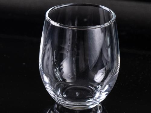 a clear glass cup sitting on a black table at APA Hotel Ginza Kyobashi Tokyo Eki Yaesu Minamiguchi in Tokyo
