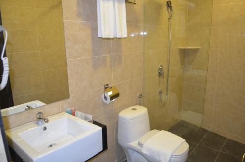 Koupelna v ubytování Q Bintang Hotel