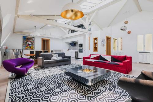 Designer Loft - 2BD-6P- Arc de Triomphe