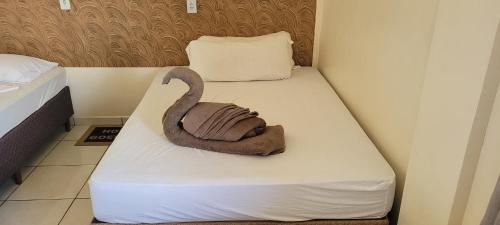 Ένα ή περισσότερα κρεβάτια σε δωμάτιο στο Hotel Goedert
