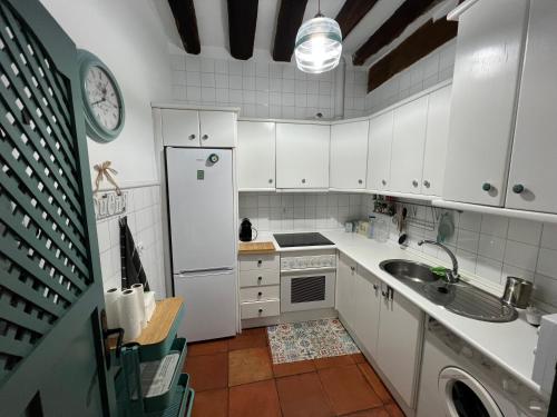 Kuchyň nebo kuchyňský kout v ubytování La Casuca