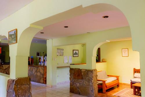 Et opholdsområde på Corinto Hostel