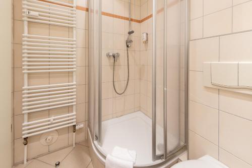 Koupelna v ubytování Strandläufer 117