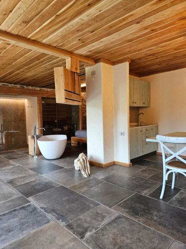 Una cocina o cocineta en Chalet Noèr