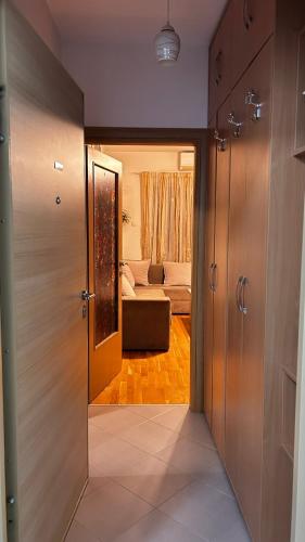 Postel nebo postele na pokoji v ubytování Sunrise apartment