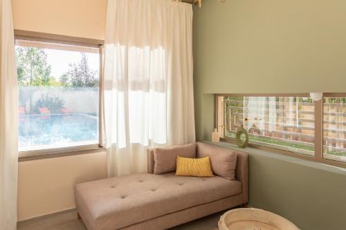Χώρος καθιστικού στο Villa 5 Suites Moderne