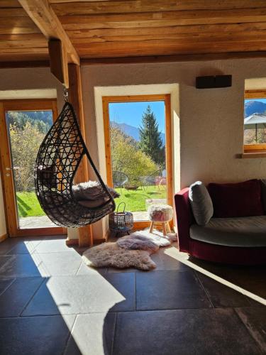Un lugar para sentarse en Chalet Noèr