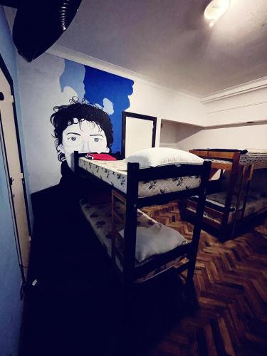 Katil atau katil-katil dalam bilik di Zeppelin Art-Hostel