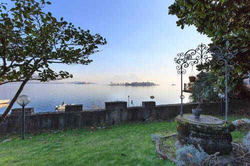 a view of a large body of water at Maison du Lac in Stresa