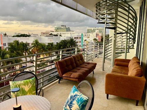 Zona de estar de Boutique Suites 3 min walk to beach