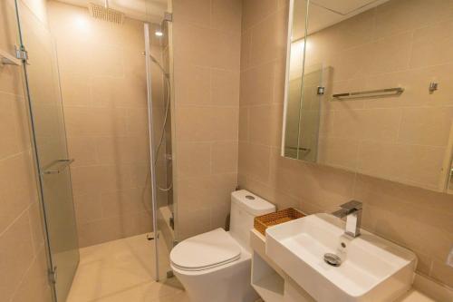 Koupelna v ubytování The Sóng Apartment Luxury Vung Tau - Căn Hộ Biển Sang Trọng, Full Tiện Ích