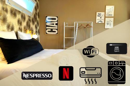 Studio Alba - Confort moderne - Terrasse - Parking gratuit - Non fumeur