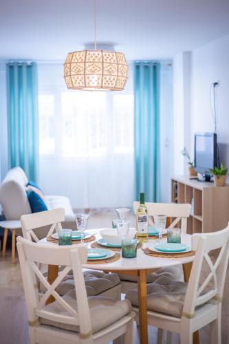 Apartamiento con naranjas