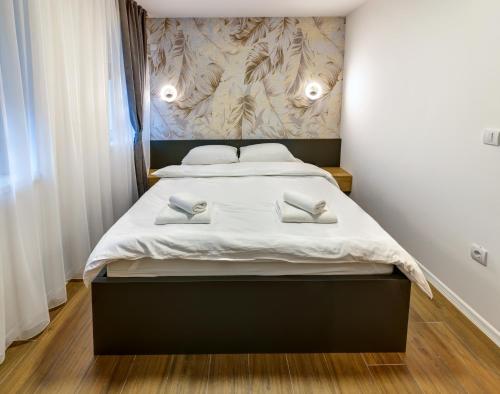 Voodi või voodid majutusasutuse V APARTMENT 4 Futog toas