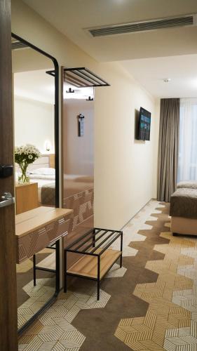 Zona de estar de Hotel Tourist Lviv