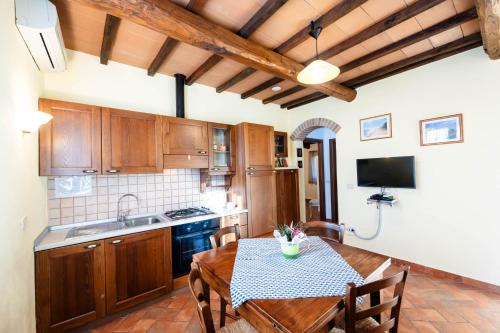 Dapur atau dapur kecil di Agriturismo Cupido