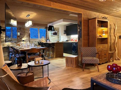 Grand appartement contemporain 10 pers, proche pistes et centre, ascenseur et Wifi inclus