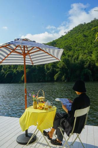 Landskap semula jadi dekat dengan resort