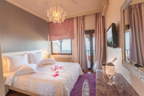 Postel nebo postele na pokoji v ubytování Chalet Castello
