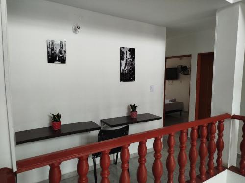 Posezení v ubytování HOTEL LA FONTANA