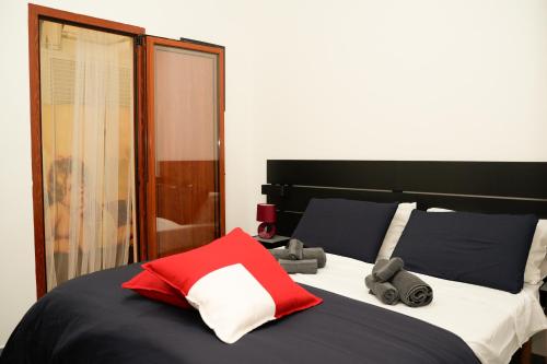 Postel nebo postele na pokoji v ubytování Bari Home Art Terrace