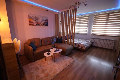 Posezení v ubytování Lux Apartman Kop Zoned