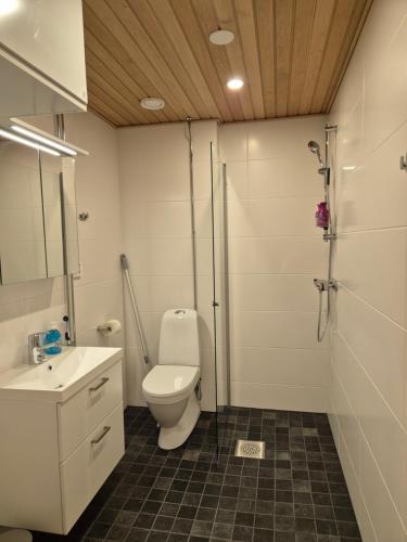 Ένα μπάνιο στο Snow White Apartment