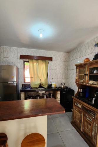 Dapur atau dapur kecil di Partiu Praia SC piscinas privativas, ar condicionado, internet, próximo ao mar e centrinho três minutos a pé
