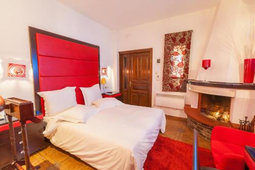 Postel nebo postele na pokoji v ubytování Chalet Castello