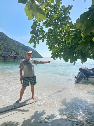 Landskap semula jadi dekat dengan rumah tamu ini